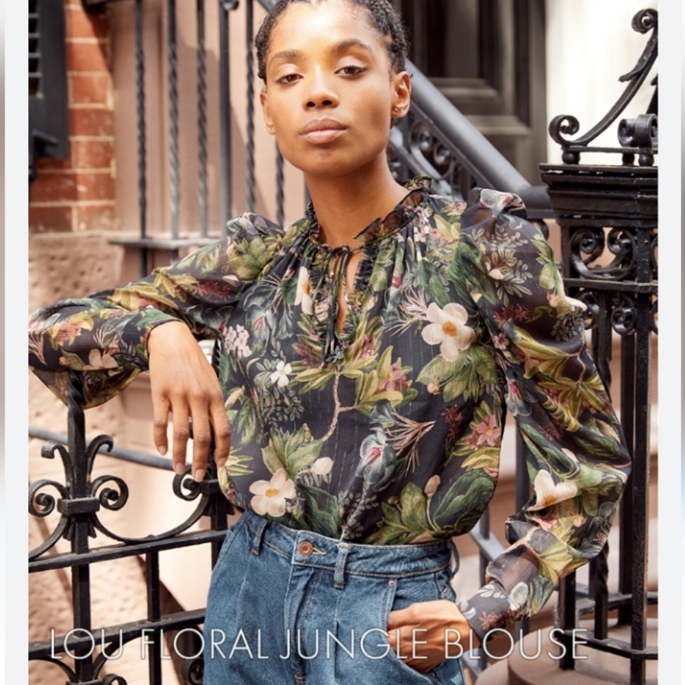 Generation Love Lou Floral Jungle Blouse M